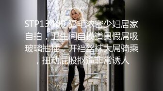 STP13409 逼毛浓密少妇居家自拍，卫生间自摸道具假屌吸玻璃抽插，开裆丝袜大屌骑乘，扭动屁股抠逼非常诱人