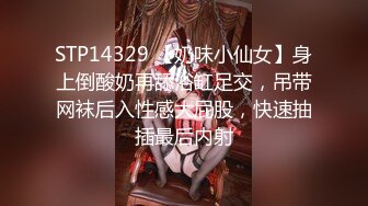 STP14329 【奶味小仙女】身上倒酸奶再舔浴缸足交，吊带网袜后入性感大屁股，快速抽插最后内射