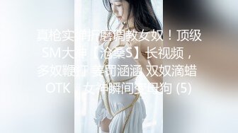 真枪实弹折磨调教女奴！顶级SM大神【沧桑S】长视频，多奴鞭打 姜罚涵涵 双奴滴蜡 OTK，女神瞬间变母狗 (5)