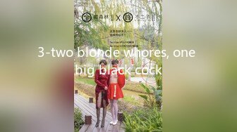 3-two blonde whores, one big black cock