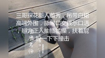 三哥探花新人首秀，吊带白裙高端外围，舔屌口交展示口活，掰穴正入抽插猛操，扶着屁股一下下撞击