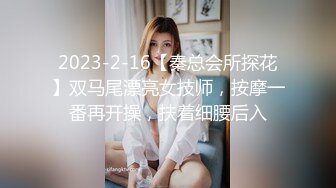 2023-2-16【秦总会所探花】双马尾漂亮女技师，按摩一番再开操，扶着细腰后入