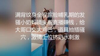 满背纹身全程露脸哺乳期的发骚小奶妈镜头前直播赚钱，给大哥口交大鸡巴，道具抽插骚穴，激情上位挤奶水刺激