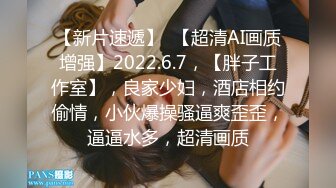 【新片速遞】  【超清AI画质增强】2022.6.7，【胖子工作室】，良家少妇，酒店相约偷情，小伙爆操骚逼爽歪歪，逼逼水多，超清画质