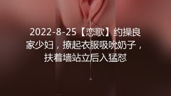 2022-8-25【恋歌】约操良家少妇，撩起衣服吸吮奶子，扶着墙站立后入猛怼