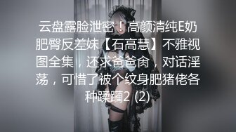 云盘露脸泄密！高颜清纯E奶肥臀反差妹【石高慧】不雅视图全集，还求爸爸肏，对话淫荡，可惜了被个纹身肥猪佬各种蹂躏2 (2)